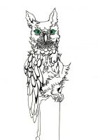 Green eyed Owl